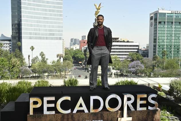 Sinners photocall at Angel of Independence Featuring: Michael B. Jordan Where: Mexico City, Mexico When: 30 Mar 2025 Credit: Carlos Tischler EyePix INSTARimages EDITORIAL USE ONLY. NOT FOR USE BY NEWSPAPERS BASED IN THE UK. Copyright: xx instar54634696