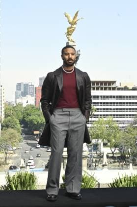 Sinners photocall at Angel of Independence Featuring: Michael B. Jordan Where: Mexico City, Mexico When: 30 Mar 2025 Credit: Carlos Tischler EyePix INSTARimages EDITORIAL USE ONLY. NOT FOR USE BY NEWSPAPERS BASED IN THE UK. Copyright: xx instar54634701