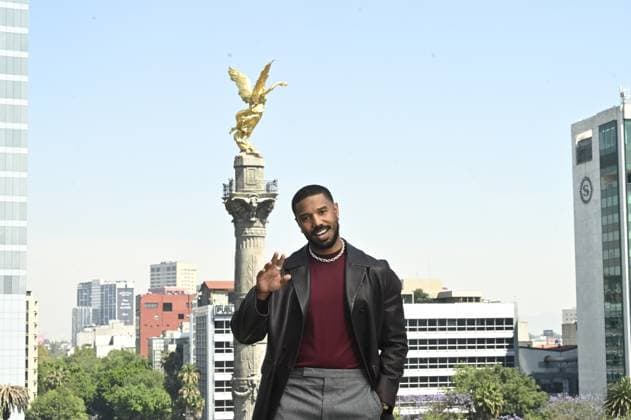 Sinners photocall at Angel of Independence Featuring: Michael B. Jordan Where: Mexico City, Mexico When: 30 Mar 2025 Credit: Carlos Tischler EyePix INSTARimages EDITORIAL USE ONLY. NOT FOR USE BY NEWSPAPERS BASED IN THE UK. Copyright: xx instar54634702