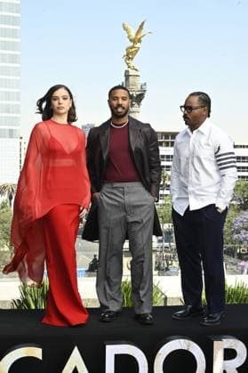 Sinners photocall at Angel of Independence Featuring: Michael B. Jordan, Ryan Coogler, Hailee Steinfeld Where: Mexico City, Mexico When: 30 Mar 2025 Credit: Carlos Tischler EyePix INSTARimages EDITORIAL USE ONLY. NOT FOR USE BY NEWSPAPERS BASED IN THE UK. Copyright: xx instar54634708