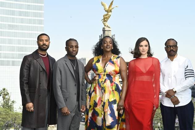 Sinners photocall at Angel of Independence Featuring: Miles Caton, Michael B. Jordan, Ryan Coogler, Hailee Steinfeld, Wunmi Mosaku Where: Mexico City, Mexico When: 30 Mar 2025 Credit: Carlos Tischler EyePix INSTARimages EDITORIAL USE ONLY. NOT FOR USE BY NEWSPAPERS BASED IN THE UK. Copyright: xx instar54634720