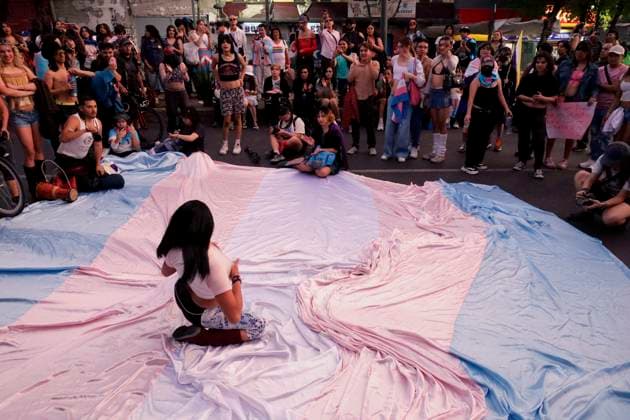 International Transgender Day Of Visibility Trans activists march in the streets of Mexico City, Mexico, on March 31, 2025, against transphobia, racism, classism, misogyny, and transphobic hate crimes on the occasion of International Transgender Day of Visibility. Mexico City Mexico City Mexico  Copyright: xGerardoxVieyrax originalFilename: vieyra-notitle250331_np0hr.jpg