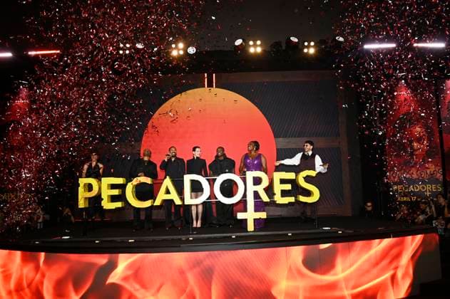 March 31, 2025, Mexico City, Ciudad de Mexico, Mexico: (L-R) Ryan Coogler, Michael B. Jordan, Hailee Steinfeld, Miles Caton and Wunmi Mosaku attend the red carpet for the movie Sinners at Plaza Universidad. on March 31, 2025 in Mexico City, Mexico. Mexico City Mexico - ZUMAe321 20250331_zea_e321_016 Copyright: xCarlosxTischlerx