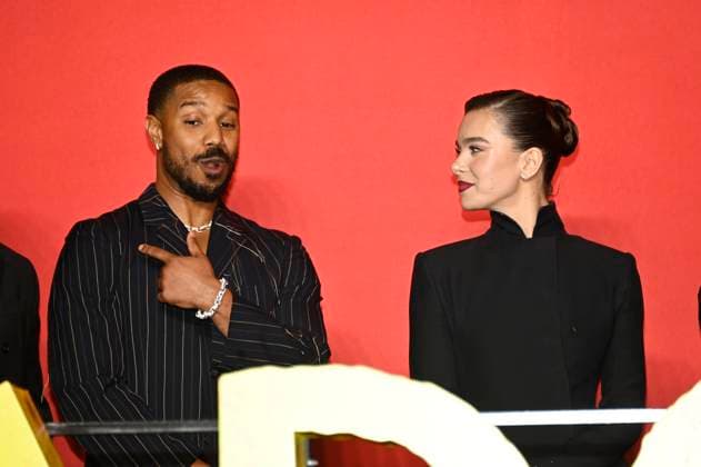 March 31, 2025, Mexico City, Ciudad de Mexico, Mexico: Michael B. Jordan and Hailee Steinfeld attend the red carpet for the movie Sinners at Plaza Universidad. on March 31, 2025 in Mexico City, Mexico. Mexico City Mexico - ZUMAe321 20250331_zea_e321_093 Copyright: xCarlosxTischlerx