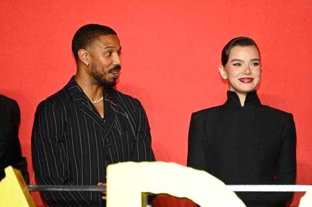 March 31, 2025, Mexico City, Ciudad de Mexico, Mexico: Michael B. Jordan and Hailee Steinfeld attend the red carpet for the movie Sinners at Plaza Universidad. on March 31, 2025 in Mexico City, Mexico. Mexico City Mexico - ZUMAe321 20250331_zea_e321_116 Copyright: xCarlosxTischlerx
