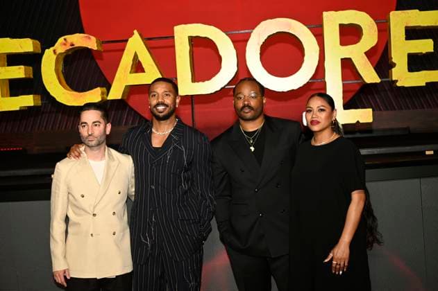 March 31, 2025, Mexico City, Ciudad de Mexico, Mexico: Michael B. Jordan and Ryan Coogler attend the red carpet for the movie Sinners at Plaza Universidad. on March 31, 2025 in Mexico City, Mexico. Mexico City Mexico - ZUMAe321 20250331_zea_e321_033 Copyright: xCarlosxTischlerx
