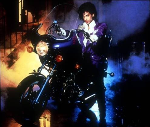 Prince (1958-2016) Prince (Prince Rogers Nelson), American music superstar and pioneer, dies aged 57 at his Paisley Park recording studio in Minnesota after he was briefly hospitalized last week for a flu emergency. STOCK IMAGE: Prince (Artist Formerly Know As, Symbol) in Purple Rain (1984) - - - EDITORIAL USE ONLY Copyright: xCAP NFSx