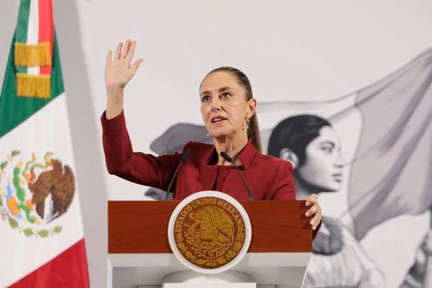 Claudia Sheinbaum, President Of Mexico, Will Announce A Program To Strengthen The Economy In Response To Donald Trump s Tariffs Claudia Sheinbaum, President of Mexico, holds a press conference at the National Palace in Mexico City, Mexico, where she mentions that she announces a program to strengthen the economy in response to the tariffs imposed by Donald Trump, which go into effect on April 2, 2025. Mexico City Mexico City Mexico  Copyright: xGerardoxVieyrax originalFilename: vieyra-notitle250402_npoCV.jpg