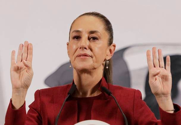 Claudia Sheinbaum, President Of Mexico, Will Announce A Program To Strengthen The Economy In Response To Donald Trump s Tariffs Claudia Sheinbaum, President of Mexico, holds a press conference at the National Palace in Mexico City, Mexico, where she mentions that she announces a program to strengthen the economy in response to the tariffs imposed by Donald Trump, which go into effect on April 2, 2025. Mexico City Mexico City Mexico  Copyright: xGerardoxVieyrax originalFilename: vieyra-notitle250402_npUlR.jpg