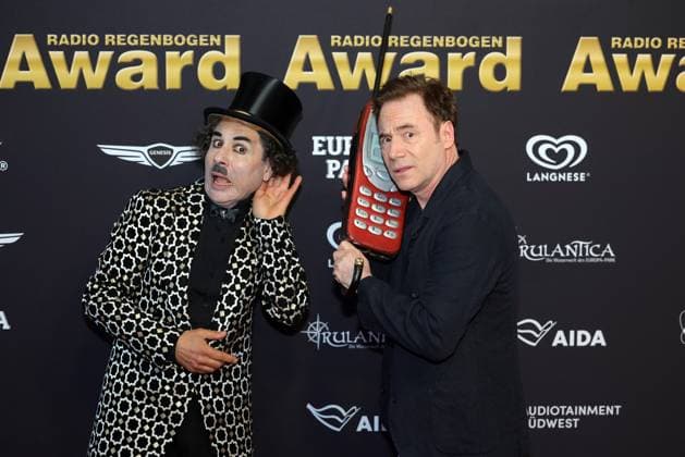 Radio Regenbogen Award 2025 Michael Bully Herbig on the red carpet Presentation of the 25 Radio Regenbogen Award on 04 04 2025 in the Europa Park Arena in Rust Baden Württemberg, Germany