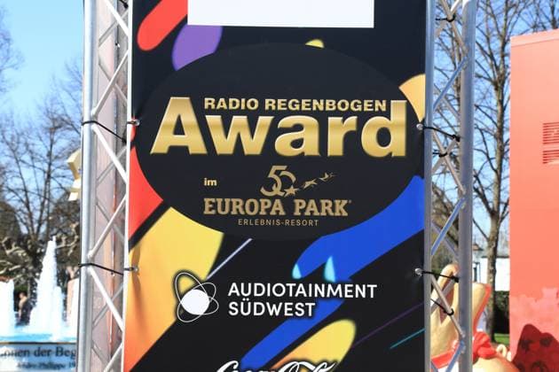 25 Radio Regenbogen Award in Rust Logo Radio Regenbogen at the 25 Radio Regenbogen Award in the Europapark in Rust Baden Würtenberg Germany Copyright: xMatthiasxGränzdörferx