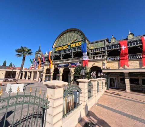 Rust, Germany 04 April 2025 Radio Regenbogen Award 2025 at Europa Park Rust Pictured The entrance area to Europa Park in Rust Europa Park Baden Württemberg Copyright: xFotostandx xHettichx
