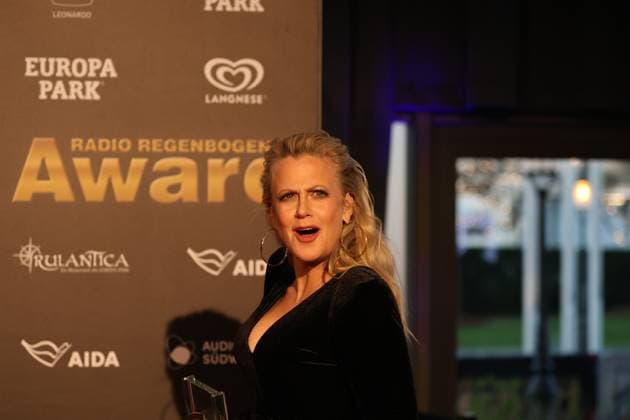 Rust, Germany 04 April 2025 Radio Regenbogen Award 2025 at Europa Park Rust In the picture Barbara Schöneberger Barbara Schoeneberger Europa Park Baden Württemberg Copyright: xFotostandx xHettichx