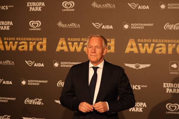 Rust, Germany 04 April 2025 Radio Regenbogen Award 2025 at Europa Park Rust In the picture Johannes B Kerner Europa Park Baden Württemberg Copyright: xFotostandx xHettichx
