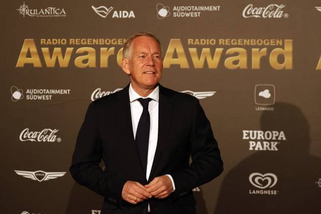 Rust, Germany 04 April 2025 Radio Regenbogen Award 2025 at Europa Park Rust In the picture Johannes B Kerner Europa Park Baden Württemberg Copyright: xFotostandx xHettichx