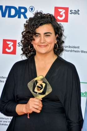 Bahar Bektas Exile Never Ends award winner as guest at the 61 Grimme Award ceremony on 04 04 2025 in Marl NRW Germany