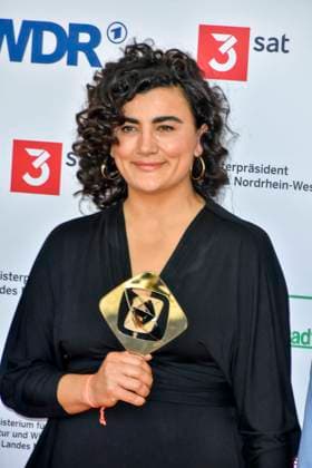 Bahar Bektas Exile Never Ends award winner as guest at the 61 Grimme Award ceremony on 04 04 2025 in Marl NRW Germany