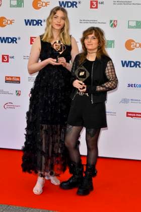 Isabell Beer, Isabel Stroeh Award winners as guests at the 61 Grimme Award ceremony on 04 04 2025 in Marl NRW Germany