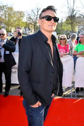 Oliver Masucci Herrhausen, Der Herr des Geldes mit Sonnenbrille as a guest at the 61 Grimme Award ceremony on 04 04 2025 in Marl NRW Germany