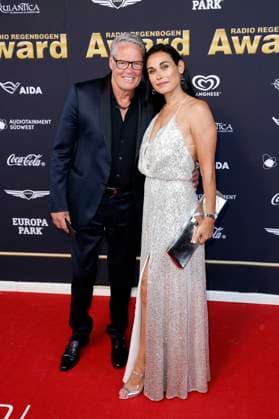 Heiner Kamps and Ella Kamps at the presentation of the 25 Radio Regenbogen Award 2025 in the Europa Park Arena Rust, 04 04 2025 Foto:xS.xGabschx xFuturexImagex regenbogen_5401