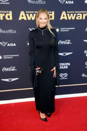 Franziska van Almsick at the presentation of the 25 Radio Regenbogen Award 2025 in the Europa Park Arena Rust, 04 04 2025 Foto:xS.xGabschx xFuturexImagex regenbogen_5414