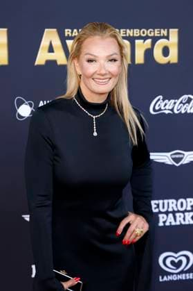 Franziska van Almsick at the presentation of the 25 Radio Regenbogen Award 2025 in the Europa Park Arena Rust, 04 04 2025 Foto:xS.xGabschx xFuturexImagex regenbogen_5417