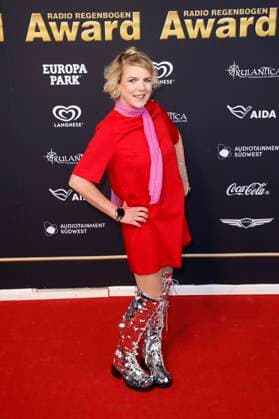 Mirja Boes at the presentation of the 25 Radio Regenbogen Award 2025 in the Europa Park Arena Rust, 04 04 2025 Foto:xS.xGabschx xFuturexImagex regenbogen_5452