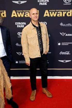 Milow at the presentation of the 25 Radio Regenbogen Award 2025 in the Europa Park Arena Rust, 04 04 2025 Foto:xS.xGabschx xFuturexImagex regenbogen_5491