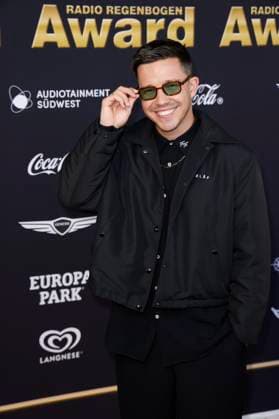 Nico Santos at the presentation of the 25 Radio Regenbogen Award 2025 in the Europa Park Arena Rust, 04 04 2025 Foto:xS.xGabschx xFuturexImagex regenbogen_5504