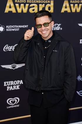 Nico Santos at the presentation of the 25 Radio Regenbogen Award 2025 in the Europa Park Arena Rust, 04 04 2025 Foto:xS.xGabschx xFuturexImagex regenbogen_5505