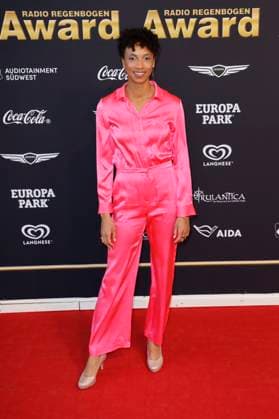 Malaika Mihambo at the presentation of the 25 Radio Regenbogen Award 2025 in the Europa Park Arena Rust, 04 04 2025 Foto:xS.xGabschx xFuturexImagex regenbogen_5511