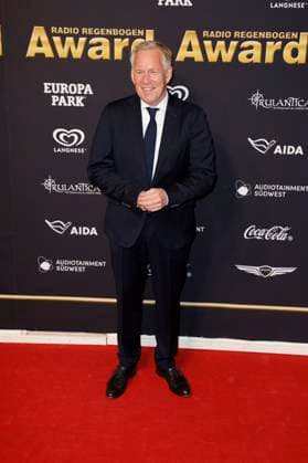 Johannes B Kerner at the presentation of the 25 Radio Regenbogen Award 2025 in the Europa Park Arena Rust, 04 04 2025 Foto:xS.xGabschx xFuturexImagex regenbogen_5545