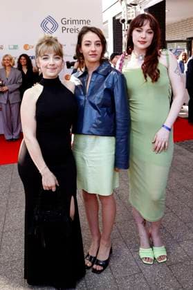 Elsa van Damke, Marie Bloching and Jana Forkel at the 61 Grimme Prize 2025 award ceremony at Theater Marl Marl, 04 04 2025 Foto:xT.xSchröerx xFuturexImagex grimme_5442