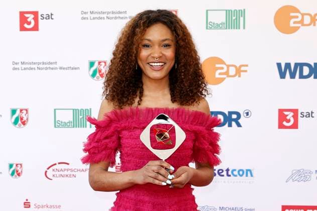 Zoe Magdalena at the 61 award ceremony of the Grimme Prize 2025 in Theater Marl Marl, 04 04 2025 Foto:xT.xSchröerx xFuturexImagex grimme_5500
