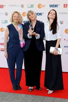 Steffi Niederzoll and guests at the 61 award ceremony of the Grimme Prize 2025 at Theater Marl Marl, 04 04 2025 Foto:xT.xSchröerx xFuturexImagex grimme_5502