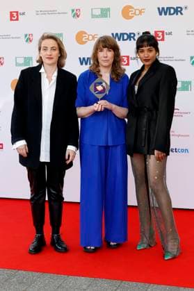 Jenny Lou Ziegel, Hilke Rönnfeldt and Salka Weber at the 61 award ceremony of the Grimme Prize 2025 at the Theater Marl Marl, 04 04 2025 Foto:xT.xSchröerx xFuturexImagex grimme_5525