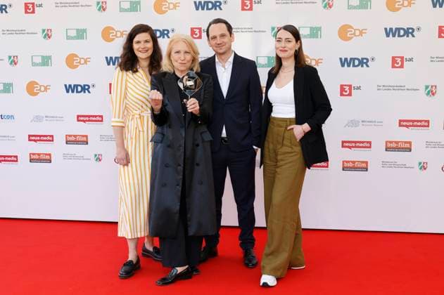 Sophie Averkamp, Maren Kroymann, Sebastian Colley and Maira Inselmann at the 61 Grimme Award 2025 ceremony at Theater Marl Marl, 04 04 2025 Foto:xT.xSchröerx xFuturexImagex grimme_5538
