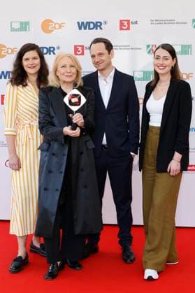 Sophie Averkamp, Maren Kroymann, Sebastian Colley and Maira Inselmann at the 61 Grimme Award 2025 ceremony at Theater Marl Marl, 04 04 2025 Foto:xT.xSchröerx xFuturexImagex grimme_5540