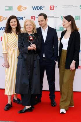 Sophie Averkamp, Maren Kroymann, Sebastian Colley and Maira Inselmann at the 61 Grimme Award 2025 ceremony at Theater Marl Marl, 04 04 2025 Foto:xT.xSchröerx xFuturexImagex grimme_5541