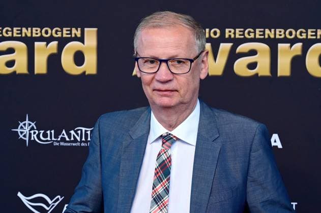 RADIO REGENBOGEN AWARD 2025 Günther Jauch on the occasion of the presentation of the media prize from Baden Württemberg Radio Regenbogen Award on 04 04 2025 at Europapark Rust 20250404MWI035165