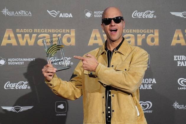 Radio Regenbogen Award 2025 Milow at the presentation of the Radio Regenbogen Award 2025 at Europapark on 04 04 2025 in Rust Rust Europa Park Dome Baden Württemberg