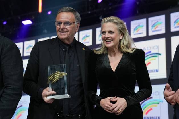Radio Regenbogen Award 2025 Roland Mack, Barbara Schöneberger at the presentation of the Radio Regenbogen Award 2025 at Europapark on 04 04 2025 in Rust Rust Europa Park Dome Baden Württemberg