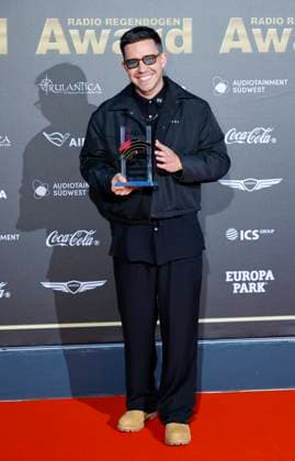 Rust, Germany April 04, 2025 The 25th Radio Regenbogen Award at Europa Park with Musician Nico Santos 25th Radio Regenbogen Award at Europa Park