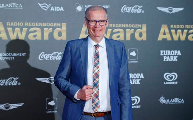 Rust, Germany April 04, 2025 The 25th Radio Regenbogen Award at Europa Park with TV Host Guenther Jauch 25th Radio Regenbogen Award at Europa Park