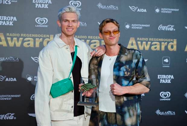 Rust, Germany April 04, 2025 The 25th Radio Regenbogen Award at Europa Park with Fast Boy, Lucas and Felix Hain 25th Radio Regenbogen Award at Europa Park