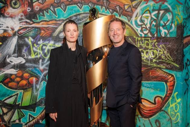 Event German Film Award 2025 Nominees Evening Vicky Krieps and Florian Gallenberger at the German Film Award 2025 Nominees Evening at Fotografiska on 05 04 2025 in Berlin Copyright: xEventpressxKochanx