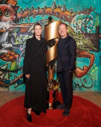 Event German Film Award 2025 Nominees Evening Vicky Krieps and Florian Gallenberger at the German Film Award 2025 Nominees Evening at Fotografiska on 05 04 2025 in Berlin Copyright: xEventpressxKochanx