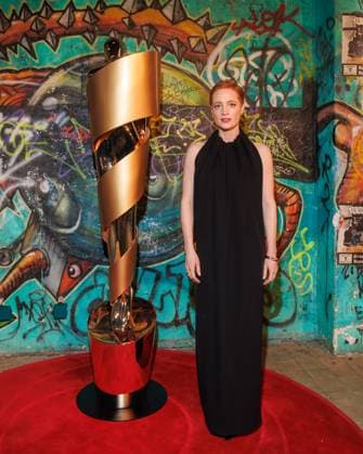 Event German Film Award 2025 Nominees Evening Leonie Benesch at the German Film Award 2025 Nominees Evening at Fotografiska on 05 04 2025 in Berlin Copyright: xEventpressxKochanx