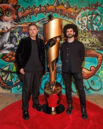 Event German Film Award 2025 Nominees Evening Talal Derki and Ibrahim Nash at the German Film Award 2025 Nominees Evening at Fotografiska on 05 04 2025 in Berlin Copyright: xEventpressxKochanx