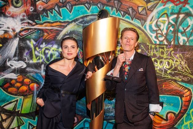 Event German Film Award 2025 Nominees Evening Mala Emde and Alexander Scheer at the German Film Award 2025 Nominees Evening at Fotografiska on 05 04 2025 in Berlin Copyright: xEventpressxKochanx